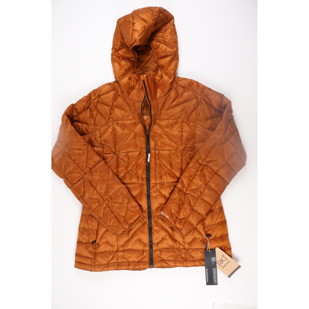 Burton Womens Jacket [ak] Baker Hooded Down Insulator Chestnut Brown L NWT